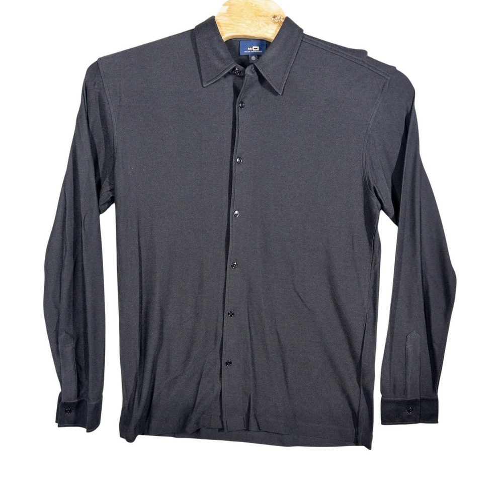 Wilkie‎ Rodriguez Long Sleeve Silk Blend Shirt Mens Large Preppy Office Golf